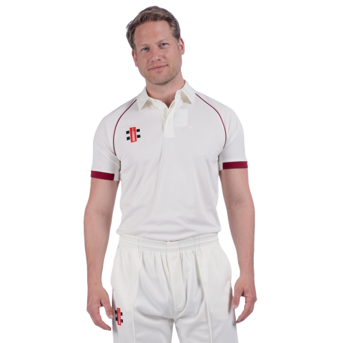 Gray-Nicolls Matrix V2 Short Sleeve Junior Cricket Shirt