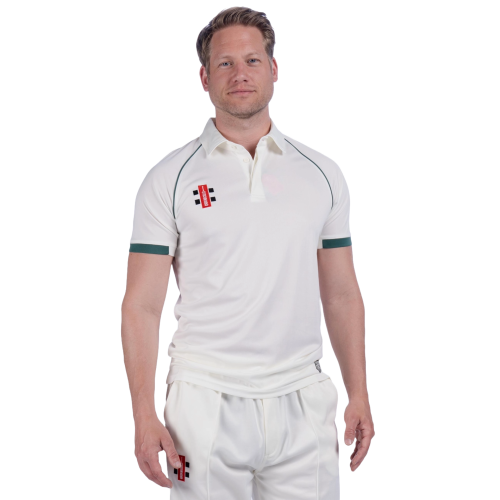 Gray-Nicolls Matrix V2 Short Sleeve Junior Cricket Shirt